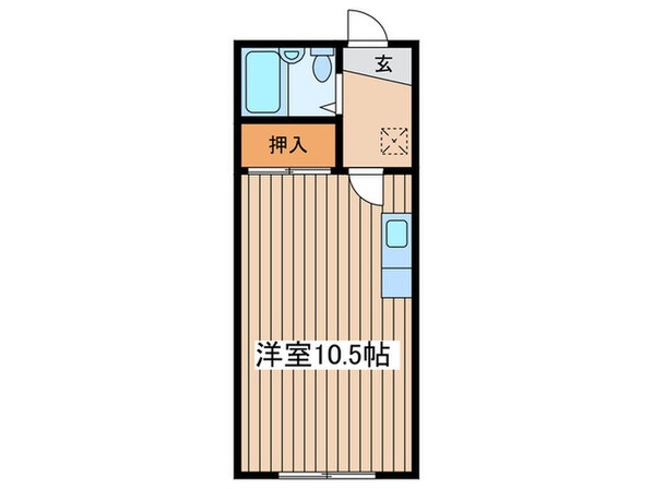 月寒パ－クハイツの物件間取画像